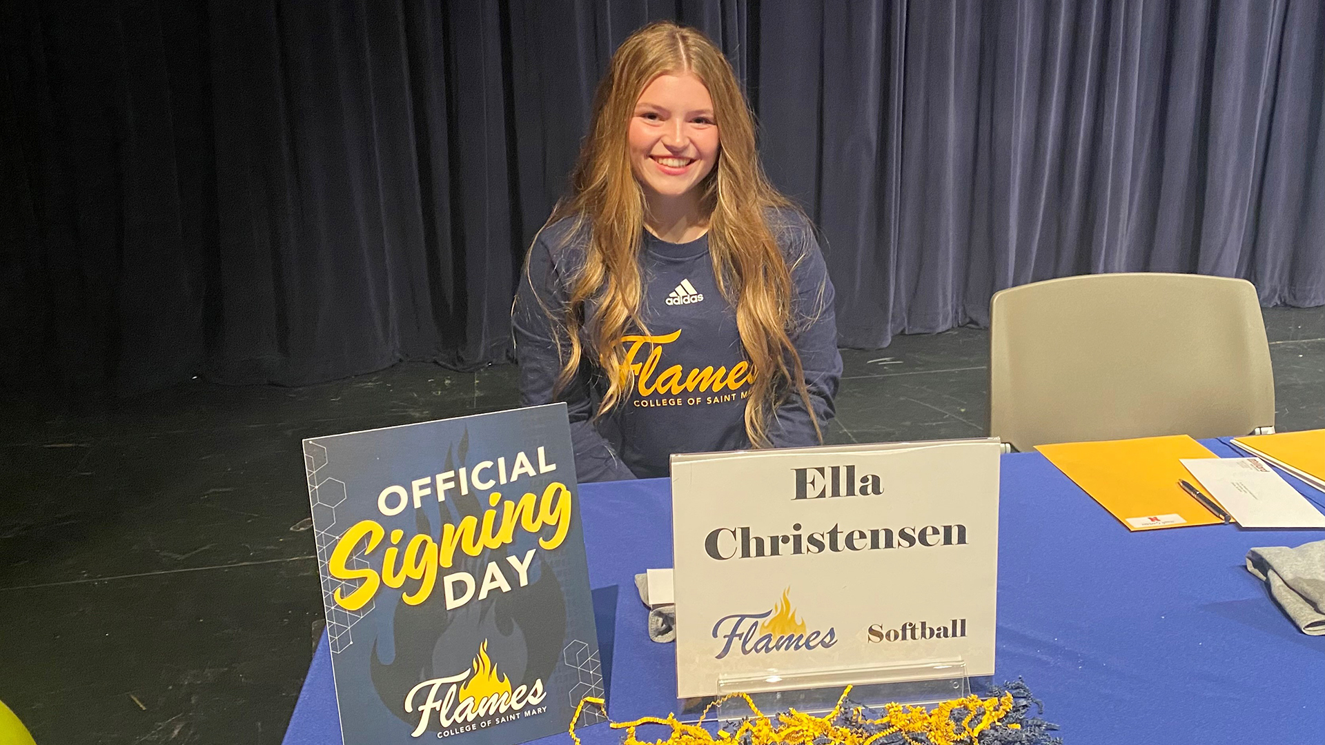 Flames sign Christensen for softball