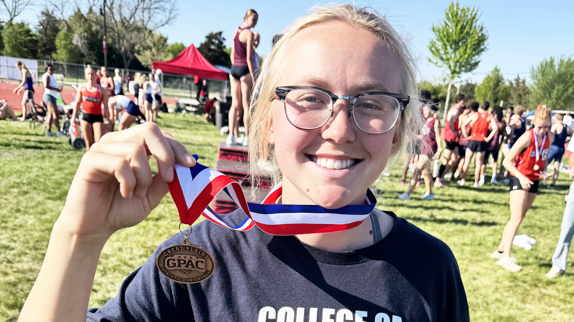 Eleven Flames outdoor track athletes named All-GPAC